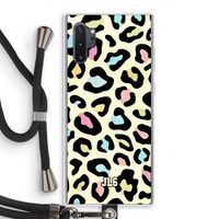 Leopard pattern: Samsung Galaxy Note 10 Plus Transparant Hoesje met koord