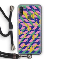 Skew Blush 1: Samsung Galaxy A11 Transparant Hoesje met koord