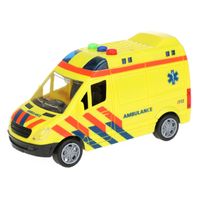 Ambulance met licht en geluid