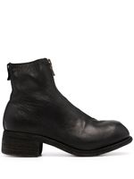 Guidi bottines zippées - Noir - thumbnail