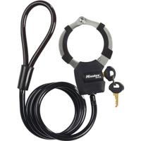 Master Lock 8275EURDPRO Sleutelvergrendelingskabel met handboei - 1 m - Ideaal voor scooters - Kleuren