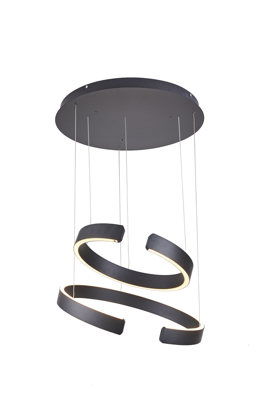 Hanglamp Verve Zwart 2L - 2 maten
