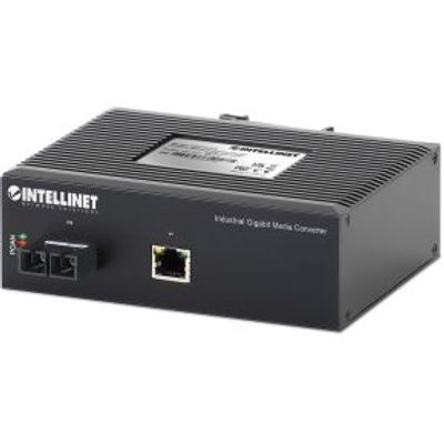 Intellinet 508346 netwerk media converter 1000 Mbit/s 1310 nm Single-mode Zwart