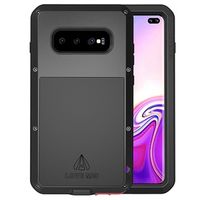 Love Mei Krachtige Samsung Galaxy S10+ Hybrid Case - Zwart