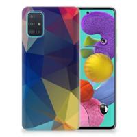Samsung Galaxy A51 | TPU Hoesje | Polygon Dark