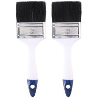 Kinzo Verfkwast - 2x - plat - 70 mm x 23 cm - Terpentinebasis - platte verfkwast