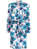 DVF Diane von Furstenberg robe mi-longue à fleurs - Rose