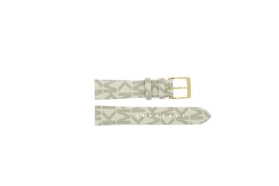 Horlogeband Michael Kors MK2858 Kunststof/Plastic Wit 18mm