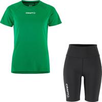 Craft Shirt Korte Legging Set Dames