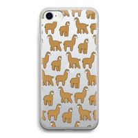 Alpacas: iPhone SE 2020 Transparant Hoesje