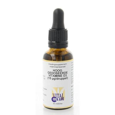 Vital Cell Life Vitamine D3 15mcg druppels