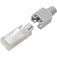 Hirose Electronic RJ45C5E-BL TM11 RJ45-aansluitstekker CAT5e Hirose TM11. Stekker, recht Aantal polen: 8P8C Blauw 1 stuk(s) - thumbnail