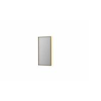Spiegel INK SP32 40x4x80 cm Incl. Indirect LED-Verlichting Rondom en Spiegelverwarming Geborsteld Mat Goud