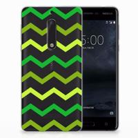 Nokia 5 | TPU bumper | Zigzag Groen