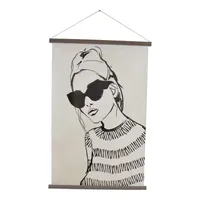 Schilderij Fashion Zonnebril B60xL90cm