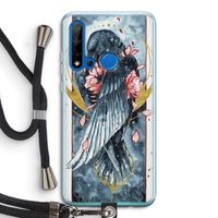 Golden Raven: Huawei P20 Lite (2019) Transparant Hoesje met koord