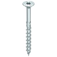 HECO TOPIX-plus schroeven - platkop verzinkt - 6x140/72 mm - Torx T-30 (HD30) - deeldraad - 100 st