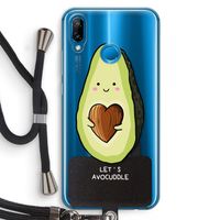 Avocuddle: Huawei P20 Lite Transparant Hoesje met koord