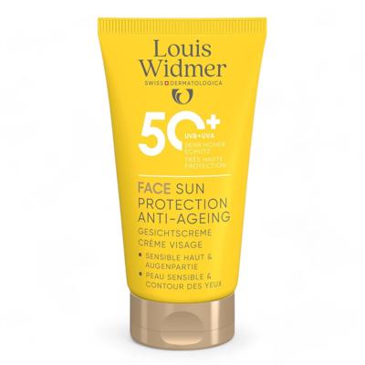 Louis Widmer Suncare Face Sun Protection Anti-ageing 50+ Zonder Parfum 50ml