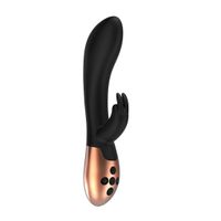 Heating Rabbit Vibrator - Opulent - Black