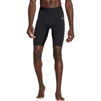 adidas Tech Fit Short Tight - Handbalkleding - Thermokleding - Black - maat S - thumbnail