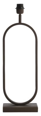 Light & Living Tafellamp 'Jamiri' 55cm, kleur Bruin (excl. kap)