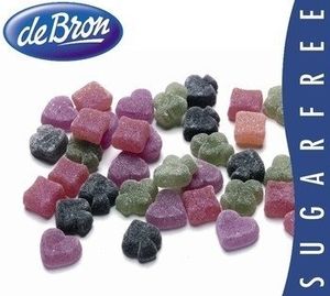 De Bron snoep De Bron - Poker Fruit Suikervrij 200 Gram