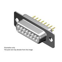 Molex 1727040069 D-sub connector Aantal polen: 25 Soldeerpennen 1 stuk(s) Box - thumbnail