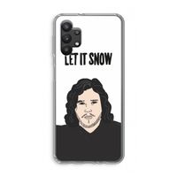 Let It Snow: Samsung Galaxy A32 5G Transparant Hoesje