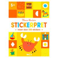 Kleine Kleuters Stickerpret Krab 5+