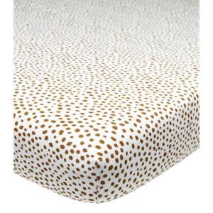 Jersey Hoeslaken Cheetah - Camel - 60x120cm