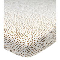 Jersey Hoeslaken Cheetah - Camel - 60x120cm