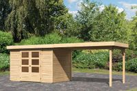 Woodfeeling | Tuinhuis Askola 4 met Overkapping 2,8 | Onbehandeld - thumbnail