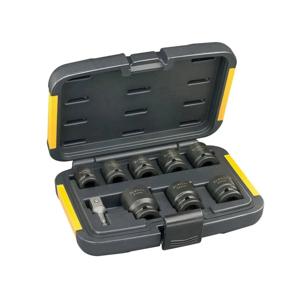 DeWALT DT7507 Krachtdoppenset 1/2" Vierkant | kort | 9-delig
