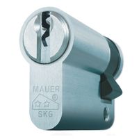 Mauer Standaard halve cilinder 32 mm voor deurdikte 40 mm - thumbnail