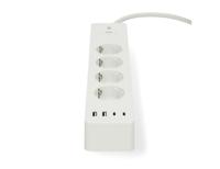 Nedis Smartlife slimme stekkerdoos - met usb-a en usb-c - 4-voudig