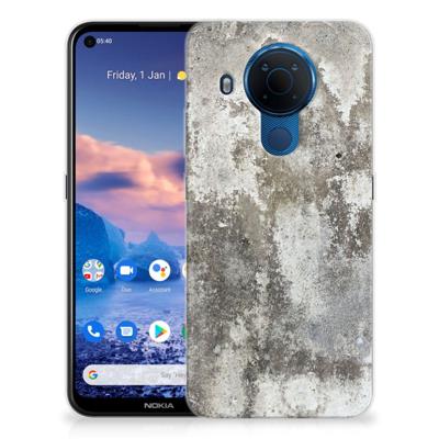 Nokia 5.4 | TPU | Siliconen hoesje | Beton Print
