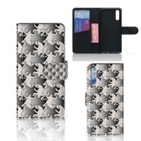 Huawei P20 | Telefoonhoesje | Met pasjeshouder | Salamander Grey