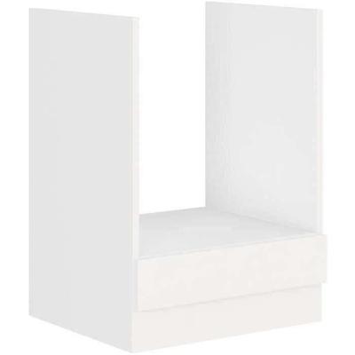 ATLAS Ovenkast - Wit decor - L60cm - Verkocht zonder werkblad