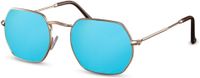 CWI zonnebril unisex rechthoekig goud/blauw (CWI2159) - thumbnail