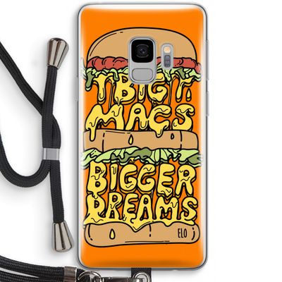 Big Macs Bigger Dreams: Samsung Galaxy S9 Transparant Hoesje met koord