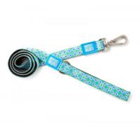Short leash hondenriem, retro blue/xs - Hortus