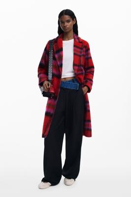 Rode tartan jas - RED - XL