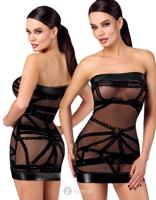 * NOIR handmade Bondesque Off-Shoulder Mini Dress, F359