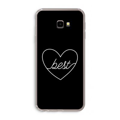 Best heart black: Samsung Galaxy J4 Plus Transparant Hoesje