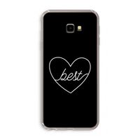 Best heart black: Samsung Galaxy J4 Plus Transparant Hoesje