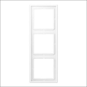 JUNG LS 983 WWM 3 voudig afdekraam LS990 mat wit