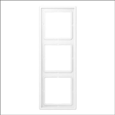 JUNG LS 983 WWM 3 voudig afdekraam LS990 mat wit