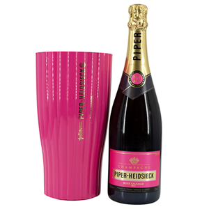 Champagne Piper Heidsieck Rose + cooler