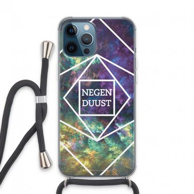 Negenduust ruimte: iPhone 13 Pro Max Transparant Hoesje met koord